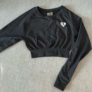 Women’s Best Cropped Long-Sleeve Top Size Small